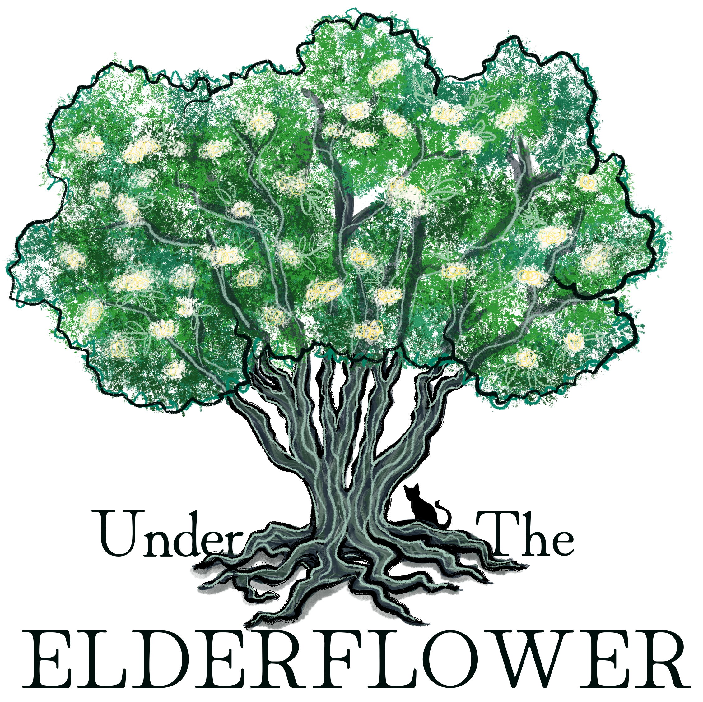 under the elderflower